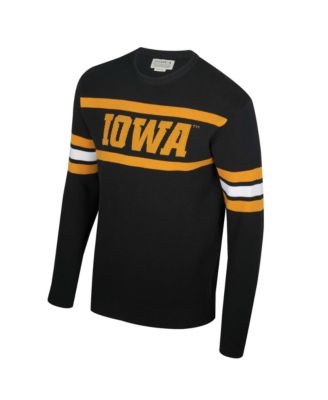 Мужской и женский винтажный свитер-пуловер Uscape Apparel Iowa Hawkeyes Renew Knit Black
