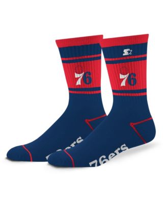 Starter Men's and Women's Philadelphia 76ers Billboard Crew Socks