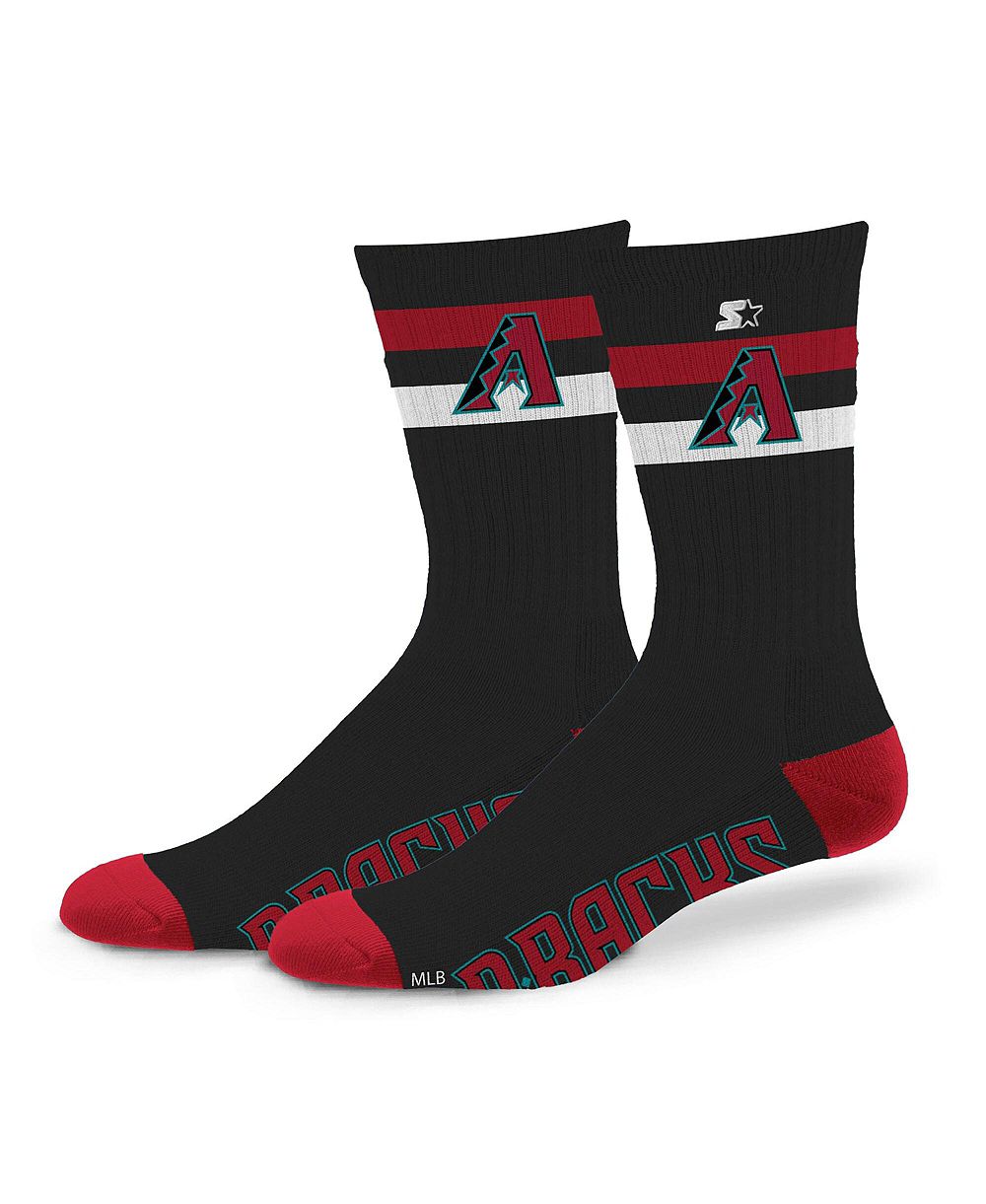 Starter Men's and Women's Arizona Diamondbacks Team Color Two-Stripe Crew Socks