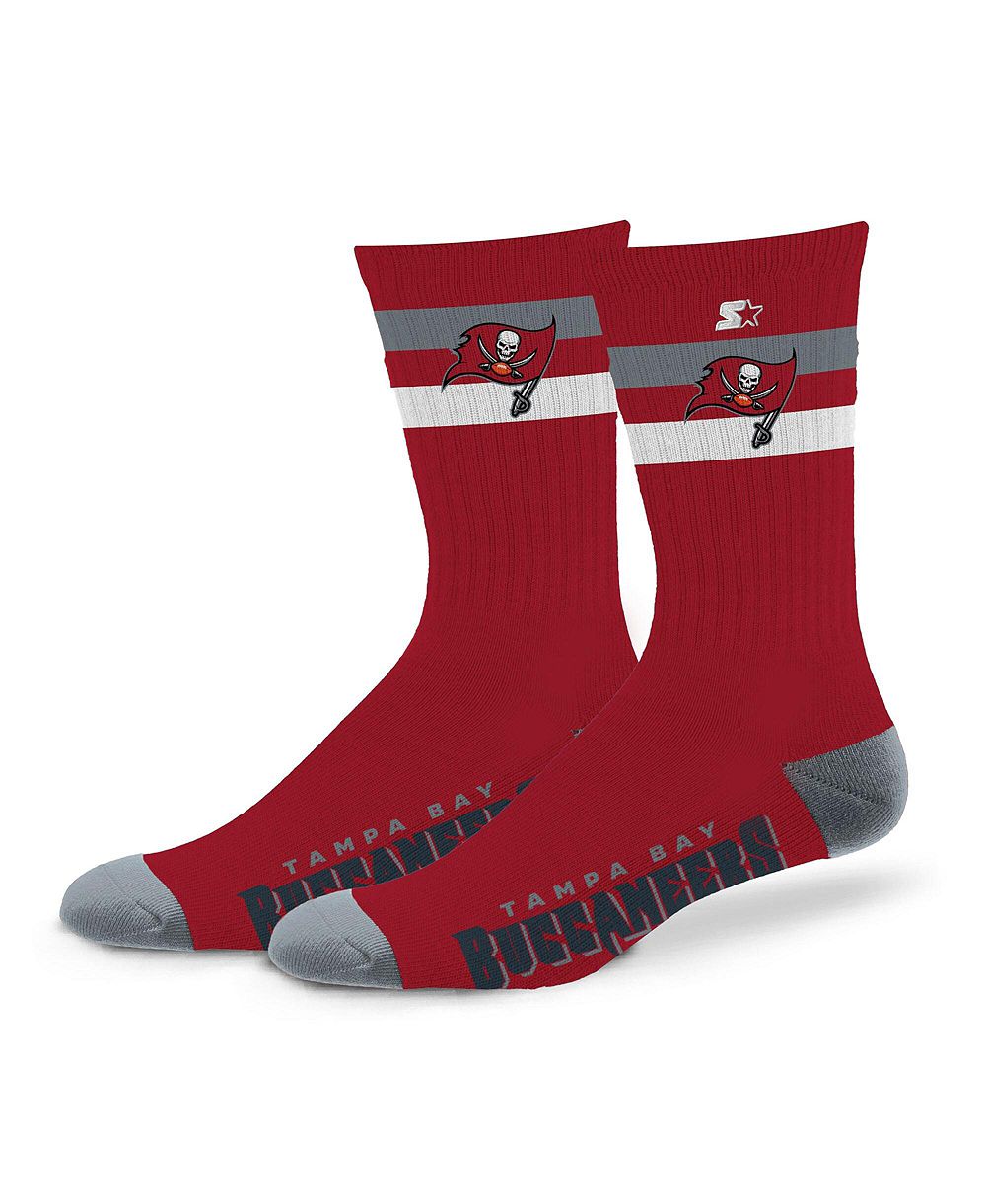 Носки Starter Men's и Women's Tampa Bay Buccaneers Two-Stripe Crew