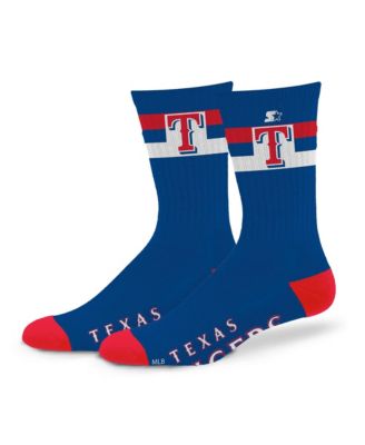 Starter Men's and Women's Texas Rangers Team Color Two-Stripe Crew Socks