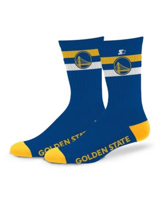 Носки Starter Golden State Warriors Team Color Two-Stripe Crew