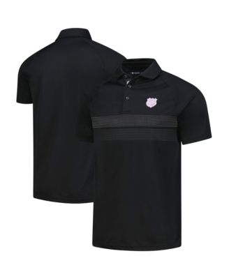 Мужская рубашка-поло LevelWear Black NHL Hockey Fights Cancer Draft Day Mason