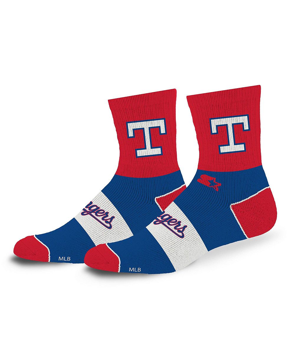 Носки Starter Texas Rangers Trifecta Throwback Mid-Crew для мужчин и женщин