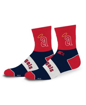 Starter Men's and Women's Los Angeles Angels Trifecta Throwback Mid-Crew Socks