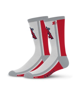 Носки Starter Men's and Women's Los Angeles Angels Shout Crew Socks