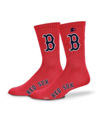 Мужские и женские красные сатиновые носки Starter Boston Red Sox