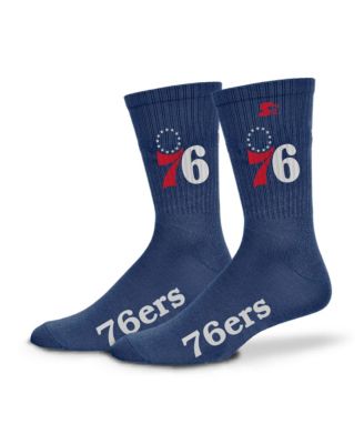 Starter Мужские и Женские Royal Philadelphia 76ers Satin Crew socks