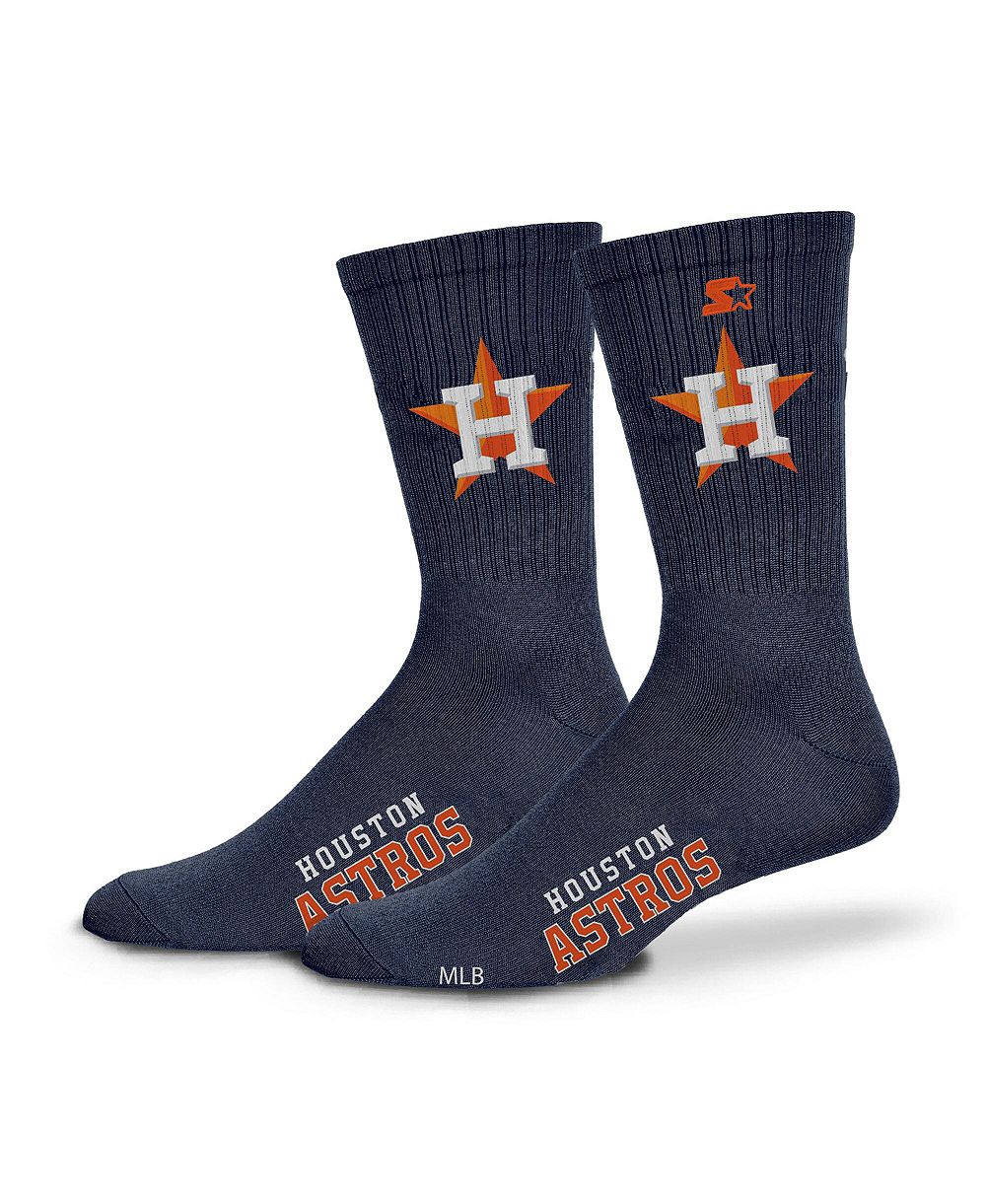 Носки Starter Navy Houston Astros Satin Crew