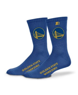 Носки Starter Blue Golden State Warriors, мужские и женские, сатиновые