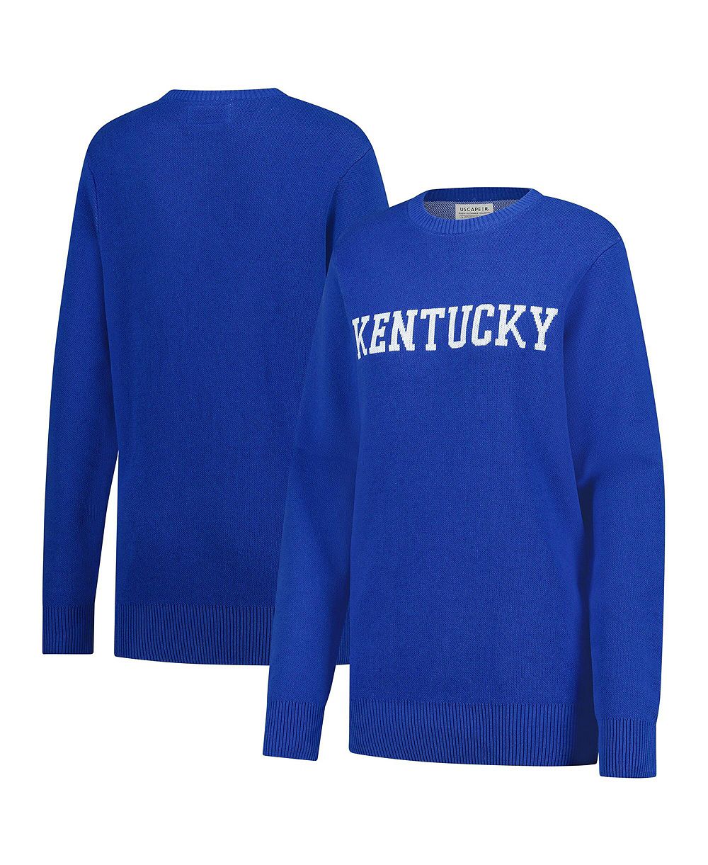 Uscape Apparel Men's and Women's Royal Kentucky Wildcats Renew Knit Vintage Sweater