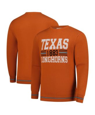 Uscape Apparel Вязаный винтажный свитер Texas Longhorns оранжевого цвета для мужчин и женщин