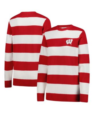 Свитер Uscape Apparel Men's and Women's White Wisconsin Badgers Renew Knit Stadium