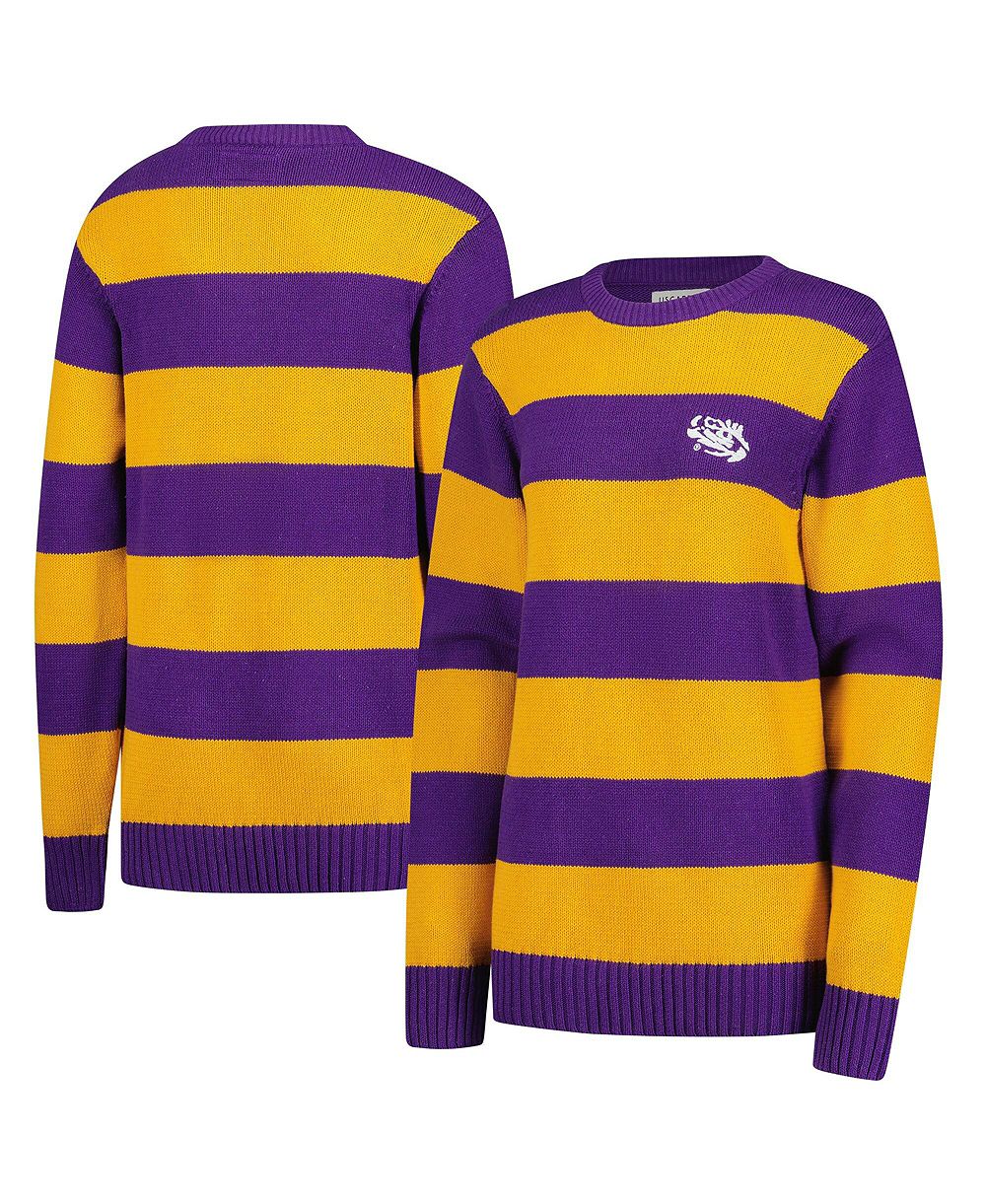 Свитер Uscape Apparel LSU Tigers Renew Knit Stadium для мужчин и женщин, фиолетовый