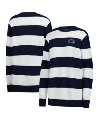 Спортивный свитер Uscape Apparel Penn State Nittany Lions Renew Knit для мужчин и женщин, белый/темно-синий