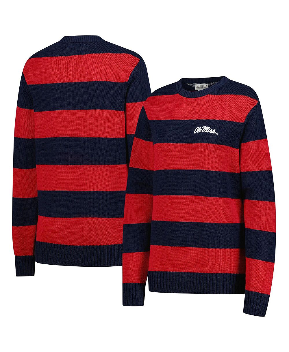 Uscape Apparel мужской и женский вязаный стадионный свитер Ole Miss Rebels, темно-синий
