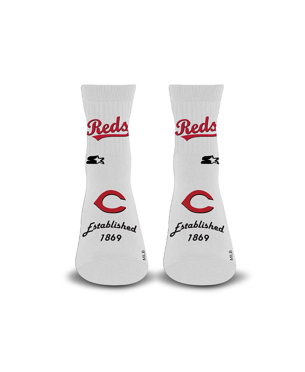 Носки Starter Cincinnati Reds White Quarter