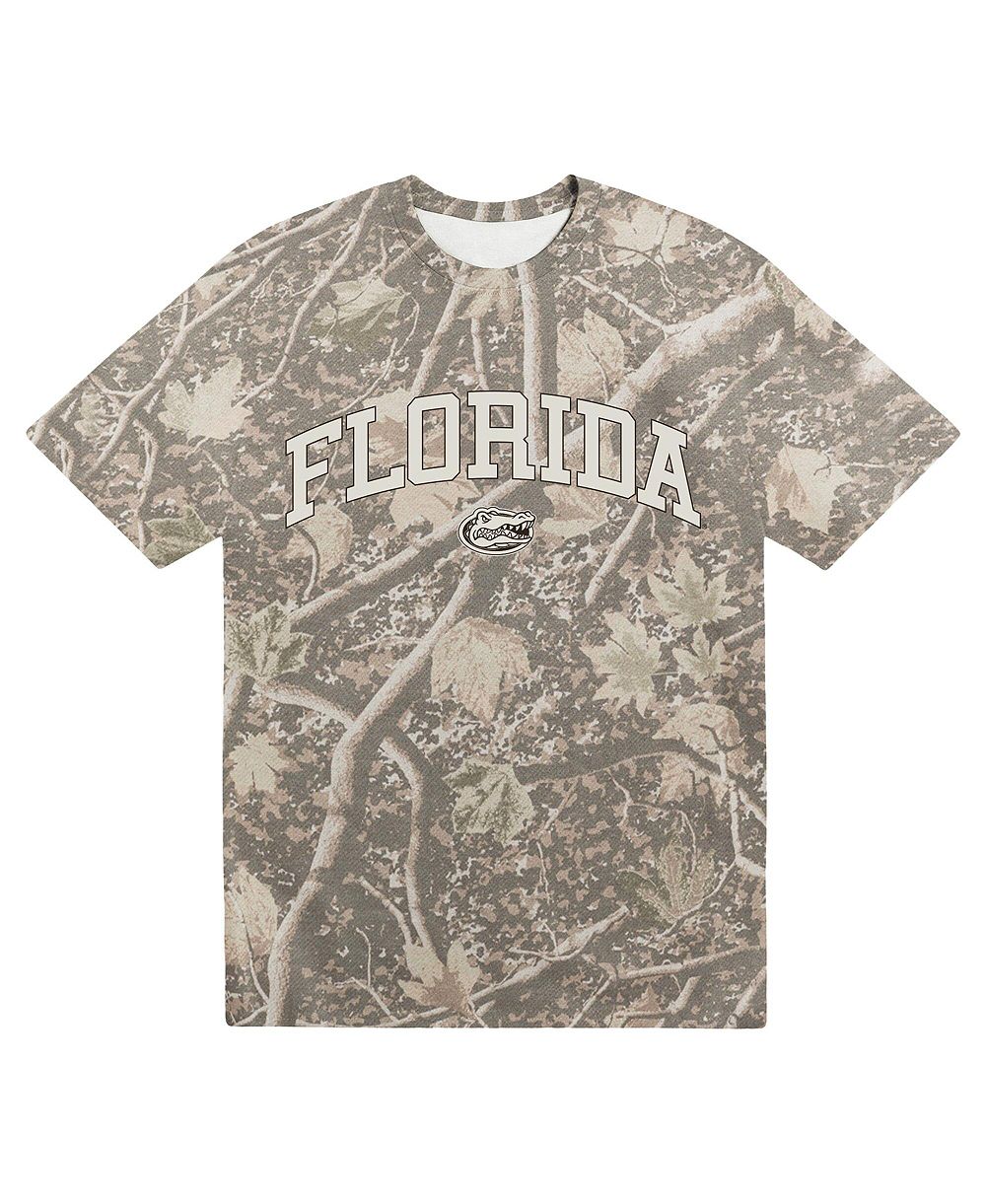 Мужская футболка Uscape Apparel Camo Florida Gators Back Bay, плотный трикотаж