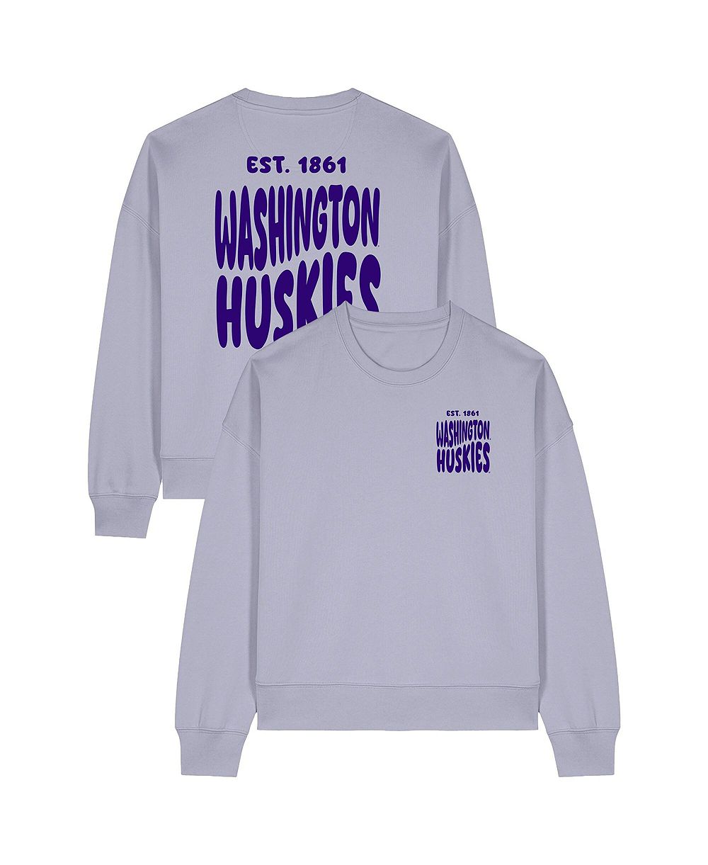 Свитшот Uscape Apparel Women's Purple Washington Huskies Cloud