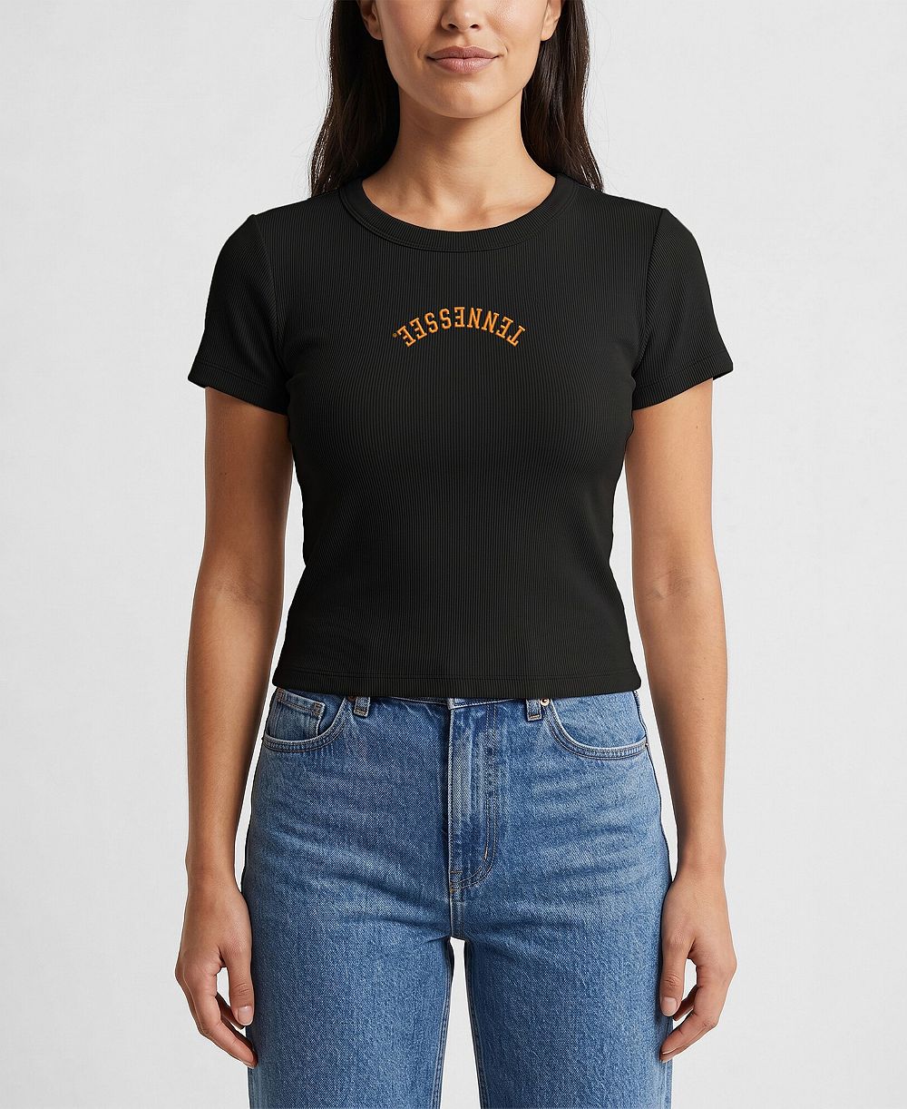 Uscape Apparel Женская укороченная футболка с вышивкой Tennessee Volunteers