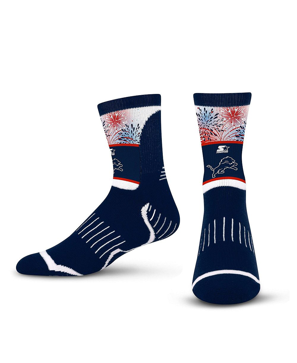 Мужские и женские носки Starter Detroit Lions Americana Fireworks