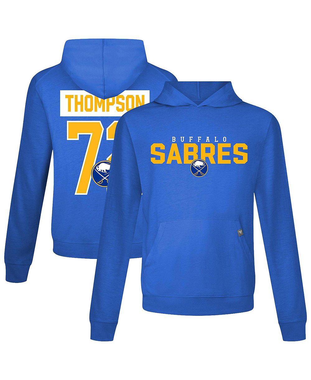 Мужская футболка LevelWear Tage Thompson Buffalo Sabres Relay Name & Number Long Sleeve Hooded