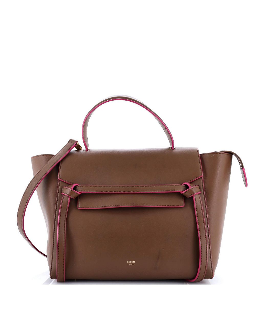 Мини-сумка Celine из телячьей кожи (б/у)