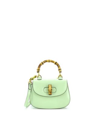 Сумка Gucci Mini Bamboo 1947 Top Handle кожаная Pre-Owned