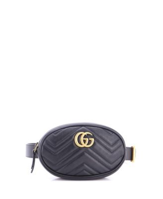 Сумка-пояс Pre-Owned Gucci GG Marmont Matelasse Leather