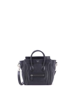 Pre-Owned Celine Сумка Nano Luggage, зернистая кожа