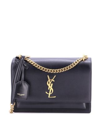 Saint Laurent средняя сумка через плечо Sunset из кожи, б/у