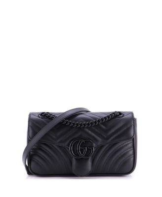Сумка Gucci Small GG Marmont Monochrome Flap Matelasse Leather