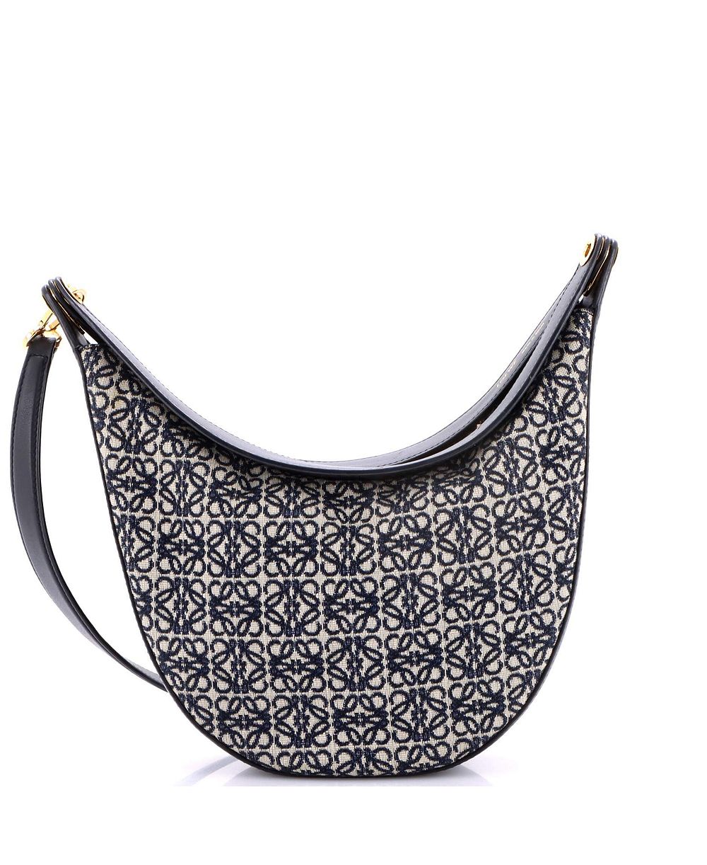 Pre-Owned Loewe Luna Hobo Anagram Jacquard