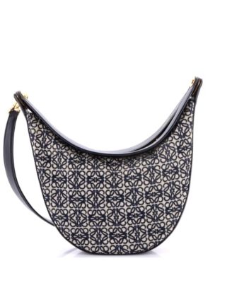 Pre-Owned Loewe Luna Hobo Anagram Jacquard
