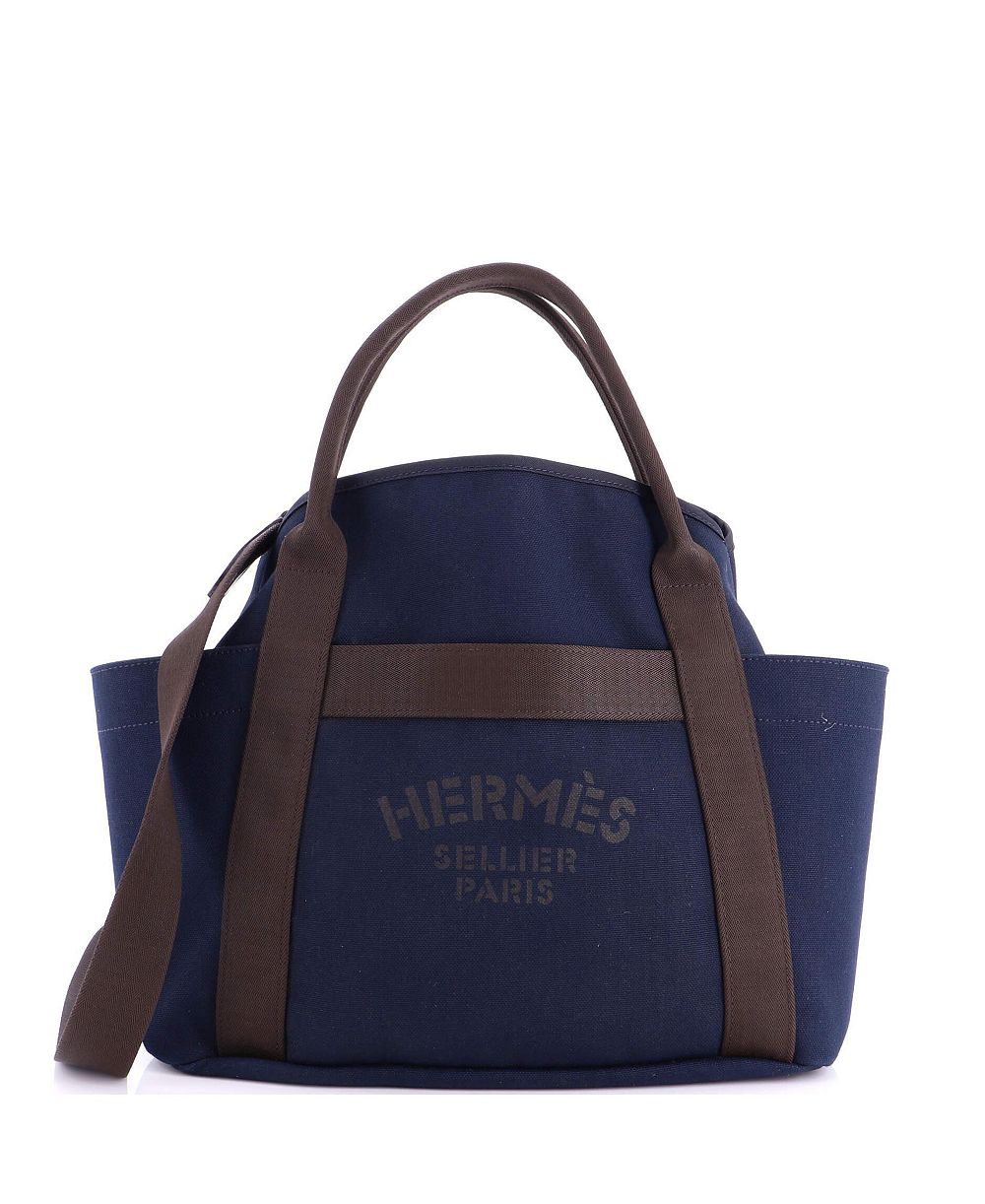 Сумка HERMÉS Sac De Pansage Groom Handbag Canvas Pre-Owned