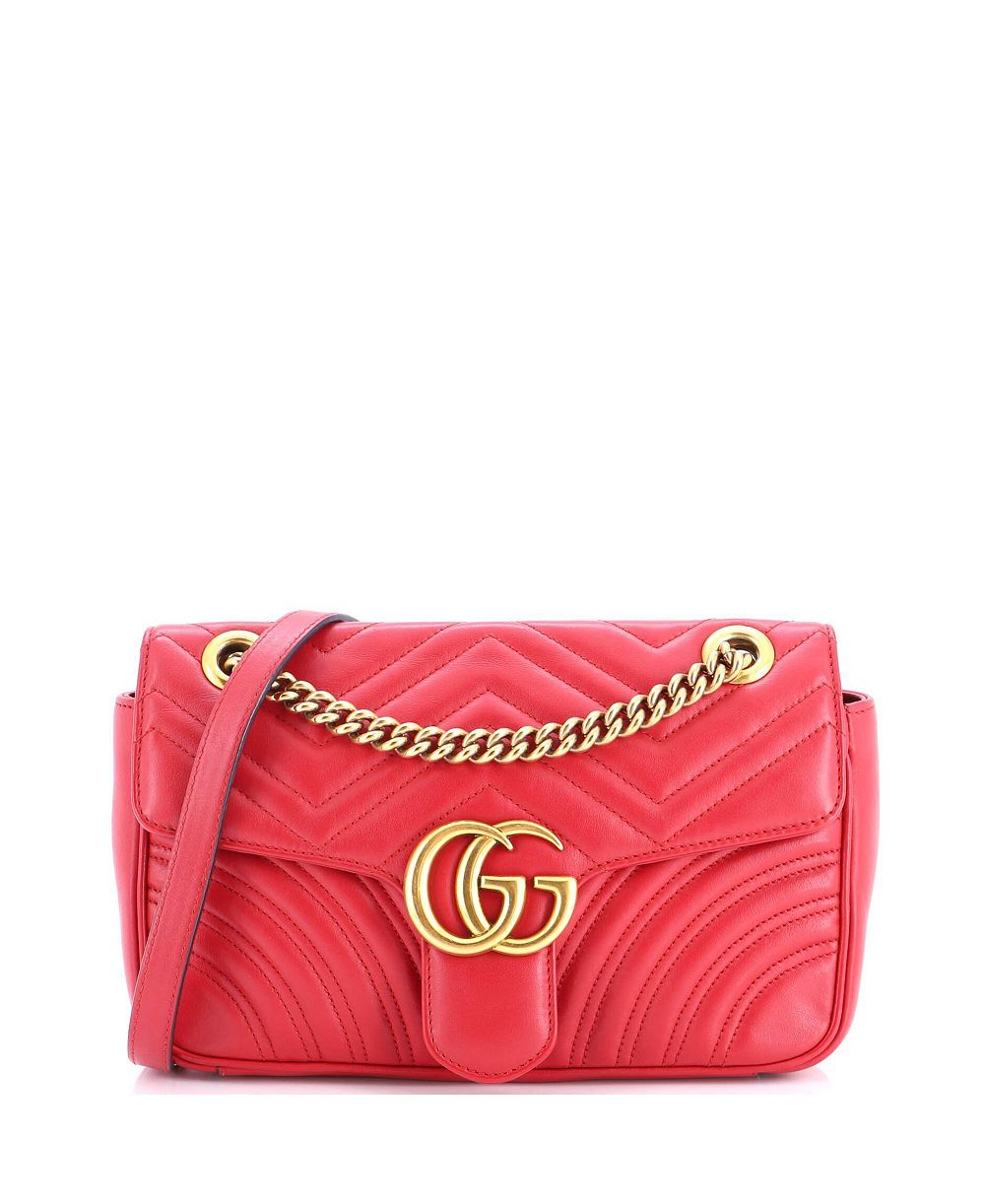 Б/у сумка Gucci Medium GG Marmont Flap Bag Matelasse Leather
