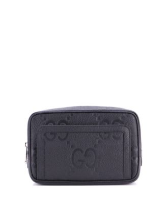 Сумка-поясная Gucci Small Belt Bag Jumbo GG Embossed Leather, б/у
