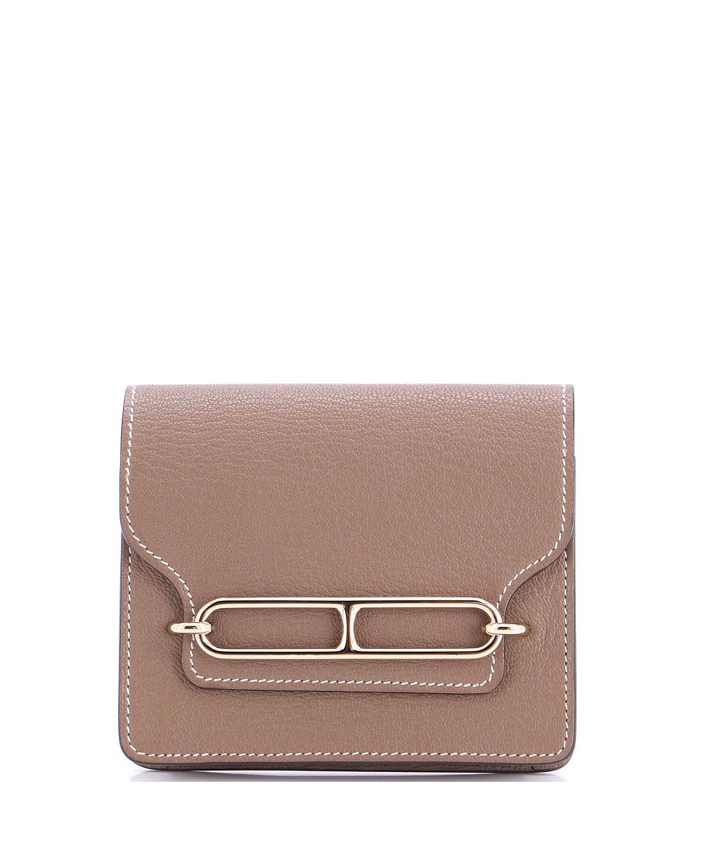 Кошелек HERMÉS Roulis Slim Chevre Mysore, б/у