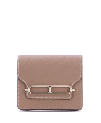 Кошелек HERMÉS Roulis Slim Chevre Mysore, б/у