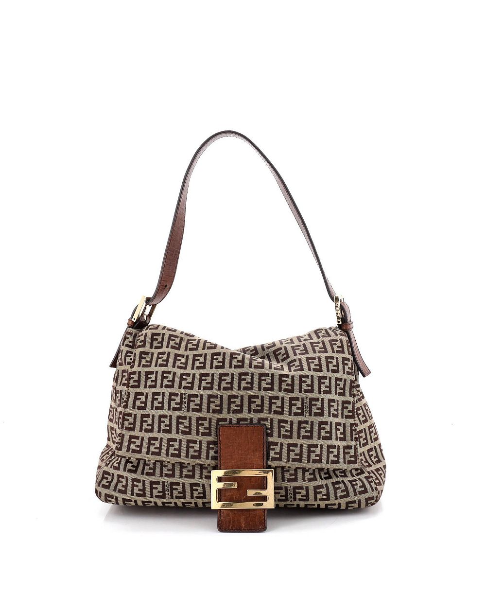 Сумка Fendi Mama Forever из канваса Zucchino, предварительно owned
