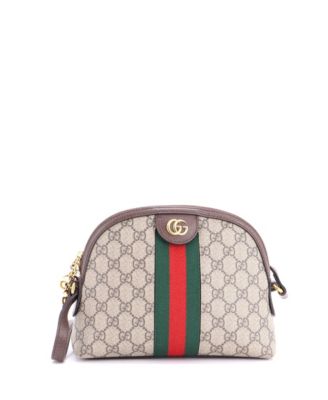 Сумка через плечо Gucci Small Ophidia Dome, б/у, полотно GG Coated Canvas