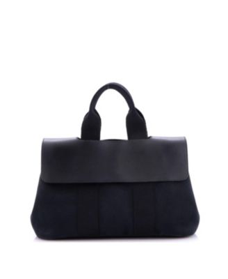 Б/у сумка HERMÉS PM Valparaiso из ткани и кожи