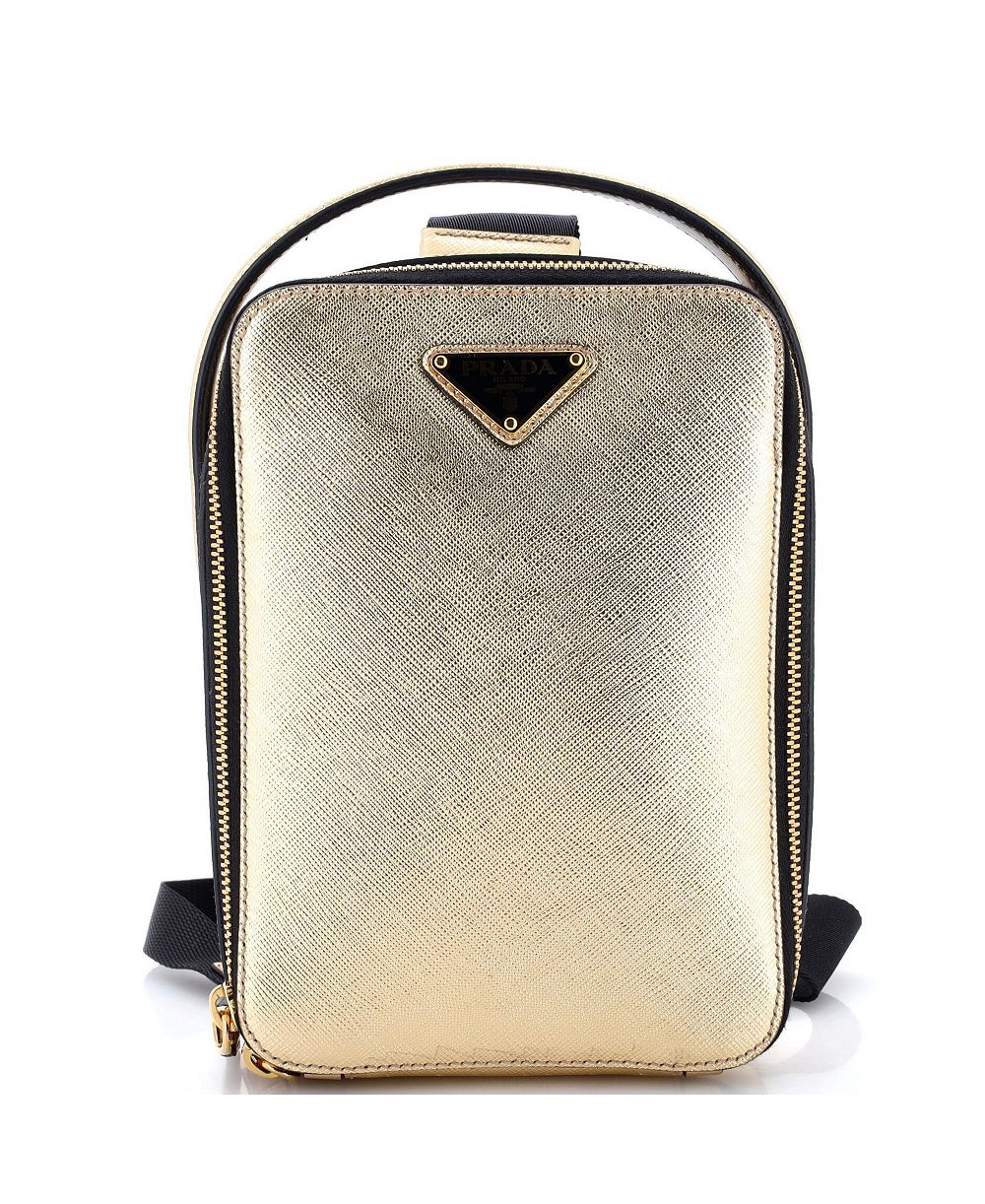 Pre-Owned Prada сумка Saffiano leather Brique Top Handle
