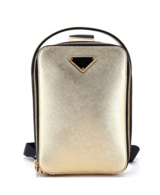 Pre-Owned Prada сумка Saffiano leather Brique Top Handle