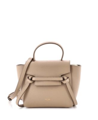 Сумка-пояс Celine Pico Textured Leather Pre-Owned