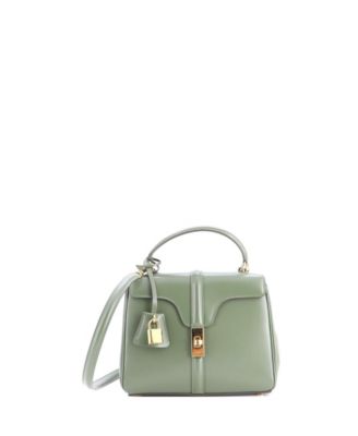 Pre-Owned Celine Mini 16 Top Handle Bag Smooth Calfskin