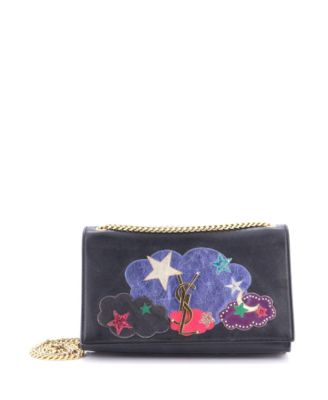 Сумка Saint Laurent Medium Classic Monogram Crossbody Bag Patchwork Leather (Pre-Owned)