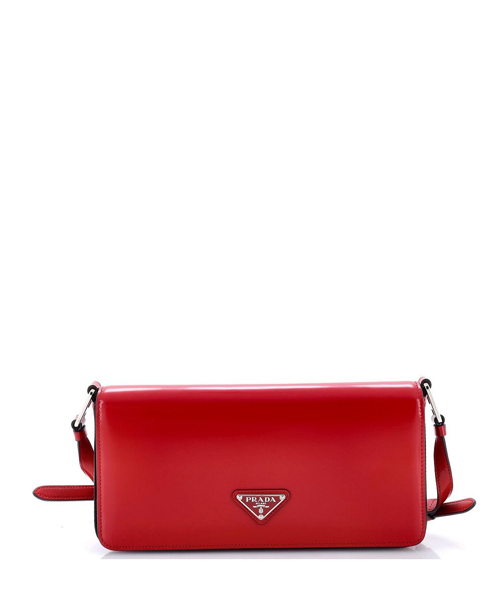 Pre-Owned Prada Женская плечевая сумка Spazzolato Leather Flap