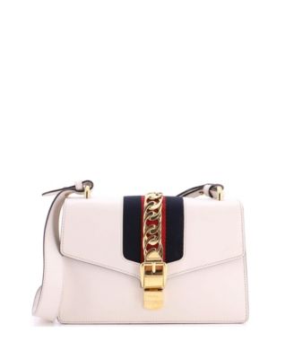 Pre-Owned Gucci Small Sylvie Shoulder Bag Leather
