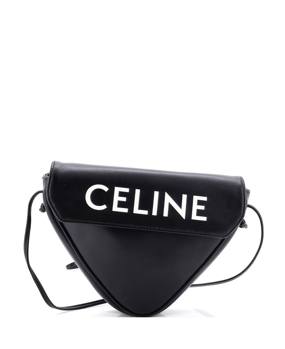 Pre-Owned Celine Small Triangle Bag Leather
